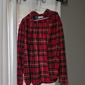 OshKosh B'gosh Red and Black Plaid Button Down Shirt